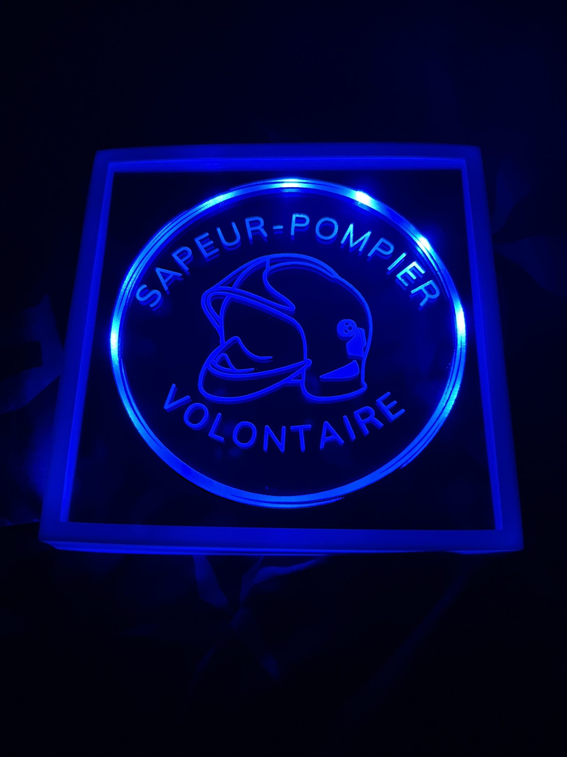 Cadre miroir Sapeur-pompier Volontaire – Image 2