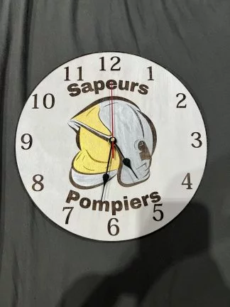 Horloge sapeur pompier