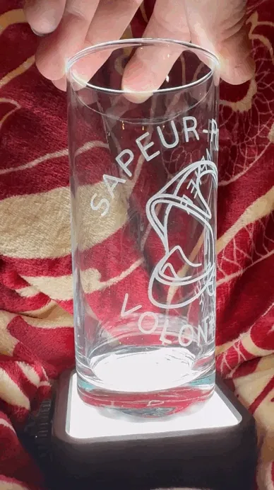 Verre Sapeur-Pompier Volontaire
